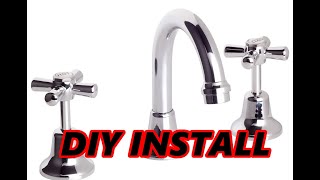 Replacing bathroom taps DIY Its easy [upl. by Lederer723]