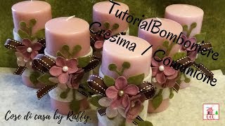 Tutorial bomboniere CresimaComunione [upl. by Asiat550]