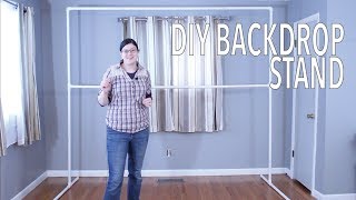 DIY PVC Backdrop  Party Planning How Tos [upl. by Anahcra]