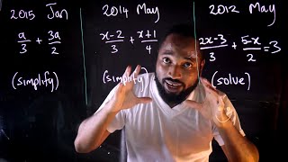 CSEC Maths  Simplifying Algebraic Fractions [upl. by Tuck]