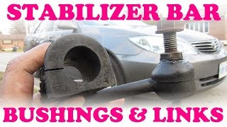 How to Replace Sway Bar Bushings and Stabilizer Links [upl. by Troxell]