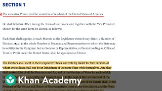 Constitutional powers of the president  American civics  US government and civics  Khan Academy [upl. by Jacy]