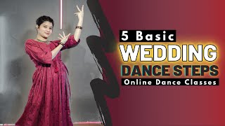 5 Basic Wedding Dance Steps  Online Dance Classes  Learn to dance  Choreo N Concept [upl. by Yelah736]