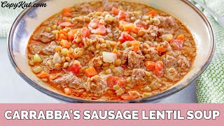 How to Make Carrabbas Sausage Lentil Soup [upl. by Favata]