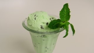 Homemade Mint Chocolate Chip Ice Cream Recipe  Laura Vitale  Laura in the Kitchen Episode 400 [upl. by Hedaza45]