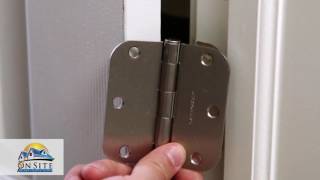 How to Replace Door Hinges [upl. by Siraved]