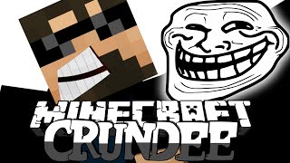 Minecraft CRUNDEE CRAFT  HOLE TROLL 5 [upl. by Artemus181]