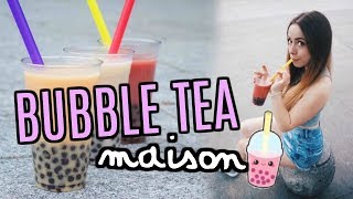 COMMENT FAIRE DU BUBBLE TEA  Facile amp rapide [upl. by Hgieloj962]