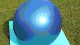 Bouncing Yoga ball  Sound effects [upl. by Leyes]