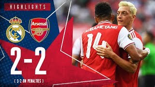 HIGHLIGHTS  Real Madrid 22 Arsenal  32 on penalties  ICC 2019 [upl. by Deenya]