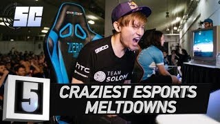 5 Craziest Meltdowns in eSports History  LoL eSports [upl. by Wivina641]