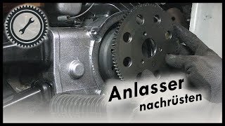 Anlasser nachrüsten  S51SR50 Tutorial [upl. by Merrow]