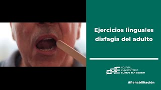 Ejercicios linguales disfagia del adulto [upl. by Eurd17]