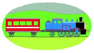 ZeichentrickMalbuch  die berühmten Eisenbahnzüge Teil 1 [upl. by Jeuz]