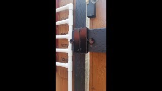 DIY magnetic gate latches [upl. by Luz730]