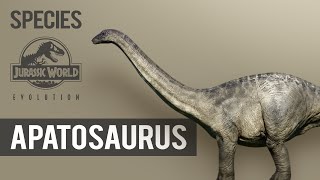 Apatosaurus  SPECIES PROFILE  Jurassic World Evolution [upl. by Ysteb]