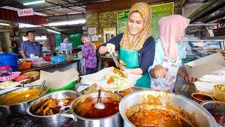 Street Food Malaysia 🇲🇾 NASI KERABU  Malay Food Tour in Kelantan Malaysia [upl. by Bradford]