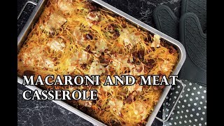 TRADITIONAL FINNISH MACARONI AND MEAT CASSEROLE MAKAROONILAATIKKO RECIPE  INTHEKITCHENWITHELISA [upl. by Gabie846]