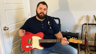 “Guitars Cadillacs” Intro amp Solos Guitar Tutorial [upl. by Sonitnatsnok216]