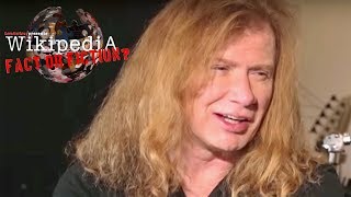 Dave Mustaine  Wikipedia Fact or Fiction Part 2 [upl. by Adnorahs]