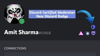 How To Get Discord Certified Moderator Badge  New Discord Badge Guide [upl. by Arrio670]