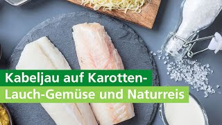 KabeljauRezept – in 20 Minuten zubereitet cleaneating  AOK [upl. by Mcnair372]