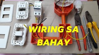 HOUSE WIRING TUTORIALBasic Electrical InstallationTagalog  Local Electrician [upl. by Grider]