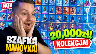 MOJA SZAFKA za prawie 20000 zł w Fortnite  rzadkie OG SKINY [upl. by Atilrac129]