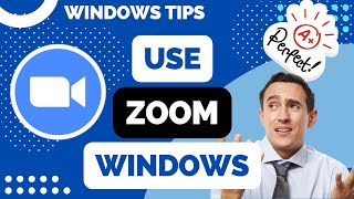 How to Use Zoom on Windows  Beginners Guide [upl. by Amada]