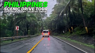 Discover the scenery of Aklan Philippines A light rain drive tour from Caticlan to Kalibo Airport [upl. by Joan]