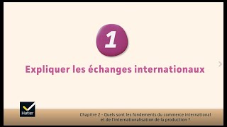 SES cours de Tle  expliquer les échanges internationaux [upl. by Hardden]