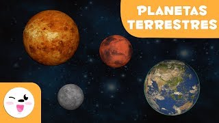 PLANETAS TERRESTRES  El Sistema Solar para niños  Recopilación [upl. by Rutan]