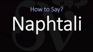 How to Pronounce Naphtali CORRECTLY [upl. by Arbma]