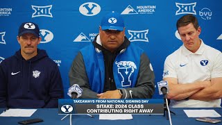 BYU Football Signing Day Recap  BYUSN 122123 [upl. by Fabiola880]