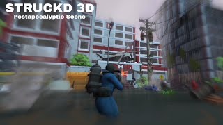 Struckd 3D  Postapocalyptic Scene Timelapse Challenge [upl. by Fassold]