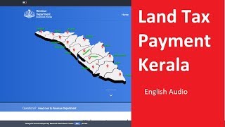 Land Tax Payment Kerala Online English Audio Revenue Department Kerala [upl. by Abibah]