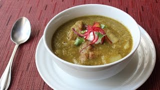 Chili Verde Recipe  Easy Pork amp Tomatillo Stew  How to Make Green Chili [upl. by Ilan]