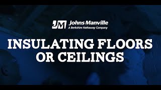 How to Insulate Floors and Ceilings [upl. by Hajed]