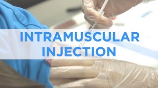 How To Perform an Intramuscular Injection [upl. by Lindsy121]