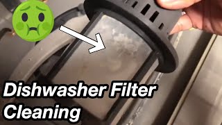 How To Clean Your GE Dishwasher Filter [upl. by Nirej]