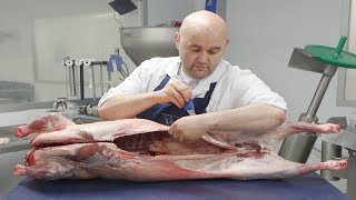 How to Butcher a Whole Lamb Part 1 Whole Carcass amp French Trimmed Rack  HG Walter Ltd [upl. by Dwinnell]