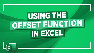 Excel Tutorial Using the OFFSET Function in Excel [upl. by Elvera]