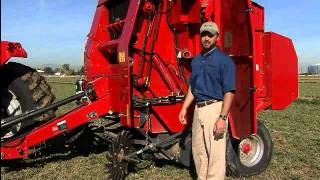 Massey Ferguson 1745 Round Baler [upl. by Tezile]