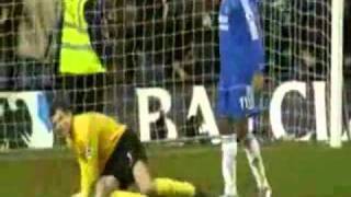 Jens Lehmann Violent Attack  Dive V Chelsea [upl. by Enairb]