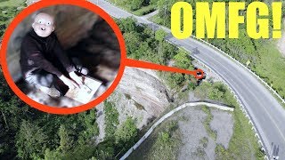 you wont believe what I saw with my Drone at the Devils PunchBowl creepy man playing ouija board [upl. by Ahtekahs]