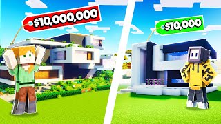 BUILDING MODERN HOUSE TO GET DIAMONDS FROM LOGGY  MINECRAFT [upl. by Monica]