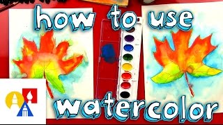 How To Paint With Watercolor for kids [upl. by Pinzler68]