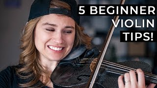 5 Things Every Beginner Violinist NEEDS to Know [upl. by Jezrdna]