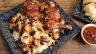 Berry Pulao  Iranian Pulao Recipe  The Bombay Chef  Varun Inamdar [upl. by Anirdua]