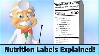 Nutrition Facts Labels  How to Read  For Kids  Dr Smarty [upl. by Avehs219]